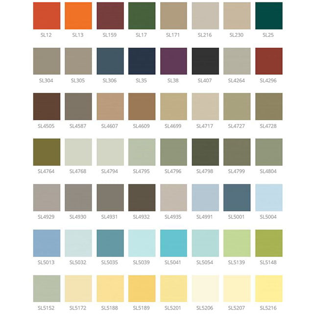 New York Stucco Color Chart