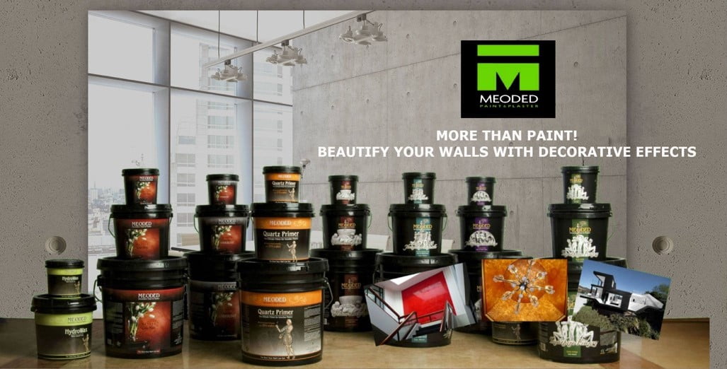 Brighten Dull Walls with Meoded Paint and Plaster products
