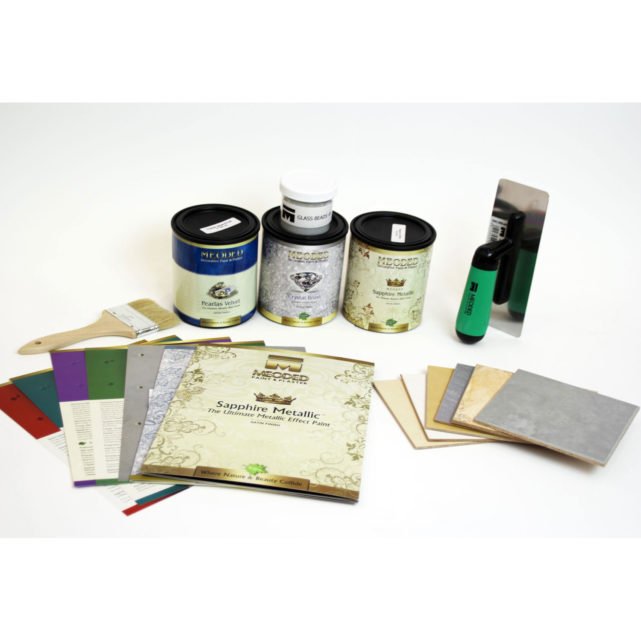 Decorative Paint Trial Kit with Tools, Meoded Paint & Plaster