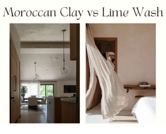 Moroccan Clay vs. Lime Wash