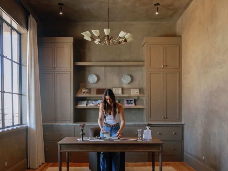 Venetian Plaster Home Office