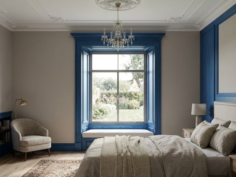 metallic paint for doors trim and architectural details